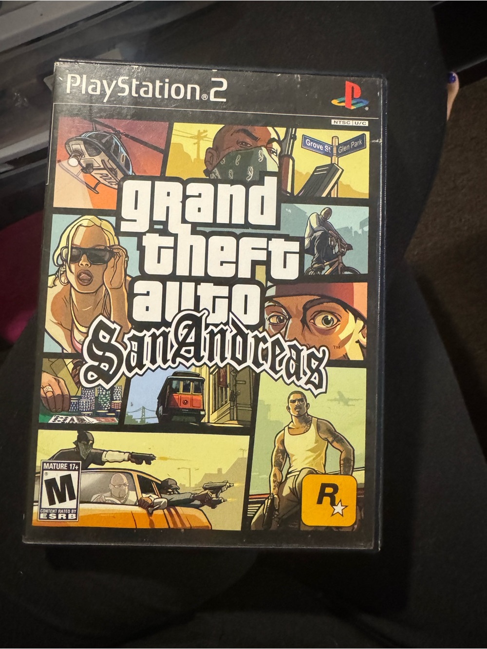 Grand theft auto San Andres PlayStation 2 disc